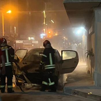 انفجار یک خودرو در محله هویزه بندرعباس
