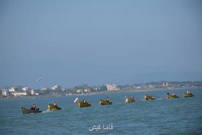 رژه شناوری مردمی بسیج دریایی نیروی دریایی سپاه برگزار گردید