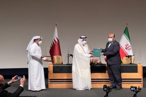 ۶سند همکاریهای مشترک ایران و قطر به امضای وزرای راه دو کشور رسید