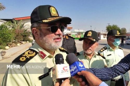 فرمانده کل انتظامی کشور وارد قشم شد