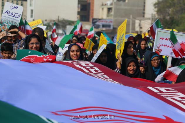 اعلام مسیرهای راهپیمایی 22 بهمن در سرتاسر هرمزگان