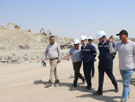 پیشرفت 35 درصدی عملیات خاکبرداری پروژه راه اندازی واحد مگامدول احیاء مستقیم شماره 2 صبا فولاد خلیج فارس