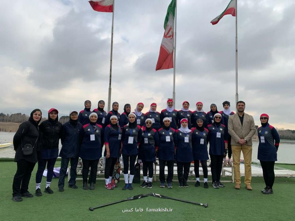 درخشش قایقرانان هرمزگانی در لیگ دراگون بوت بانوان کشور