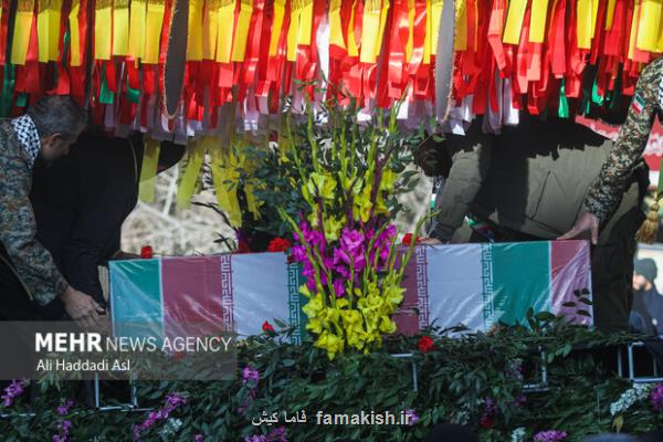 پیکر مطهر شهیدالقدس رضا زارعی در بندرعباس تشییع شد