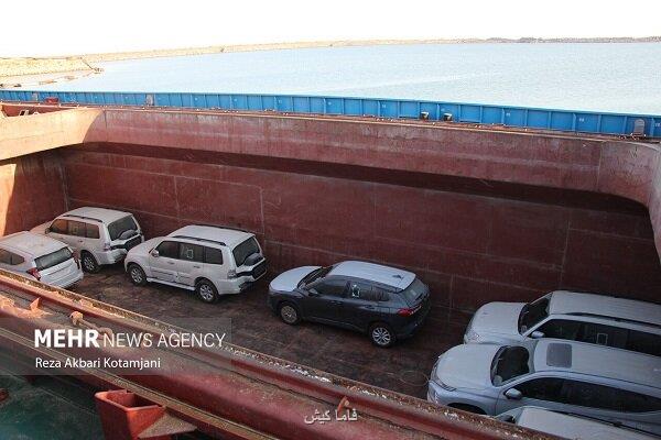 ترانزیت بالاتر از ۲۷۶ هزار تن کالا و ۱۳۱ هزار خودرو در بنادر غرب هرمزگان