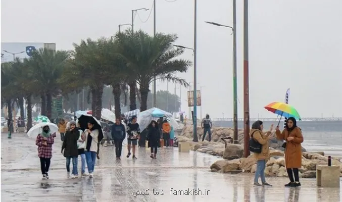 فعالیت دومین سامانه بارشی جنوبی از غرب هرمزگان وارد استان می شود