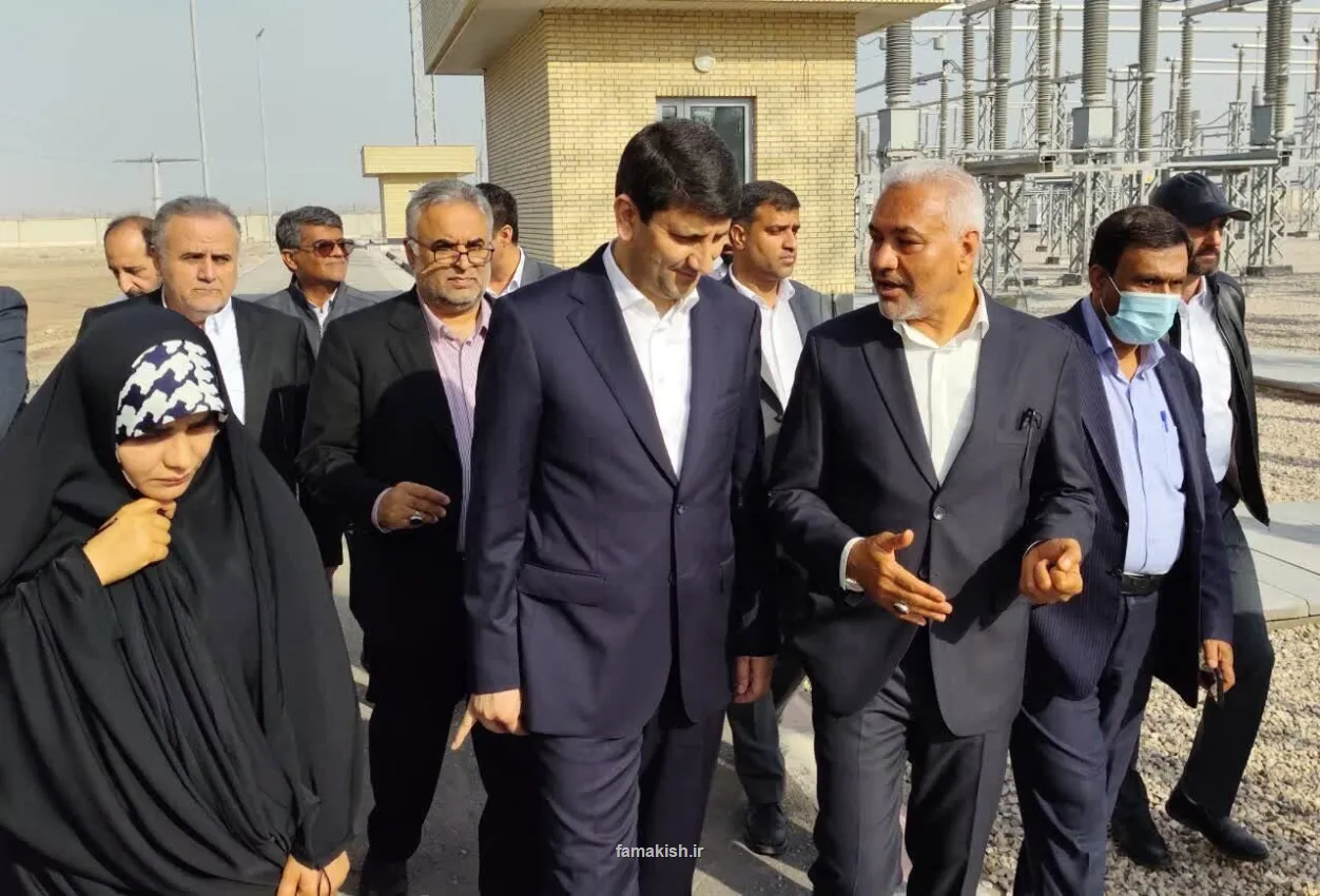 وزیر ارتباطات پست 230 کیلوولت برق مانگرو در شرق بندرعباس را افتتاح نمود