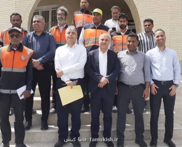 بازدید معاون توسعه مدیریت و منابع اداره کل راهداری و حمل و نقل جاده ای هرمزگان از شهرستان رودان