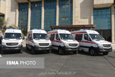 رونمایی از 400 دستگاه آمبولانس مجهز و پیشرفته در بندرعباس