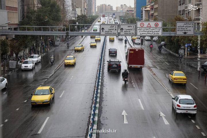 مه گرفتگی در جاده های شمال باران در جنوب غربی كشور