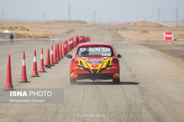 مسابقات قهرمانی اتومبیلرانی اسلالوم در قشم برگزار گردید